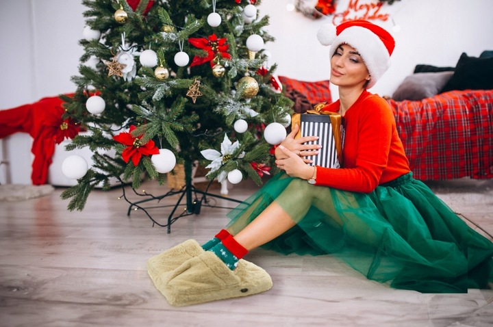 KAPCIE ELEKTRYCZNE DO STÓP OCIEPLACZ na DZIEŃ KOBIET dla żony