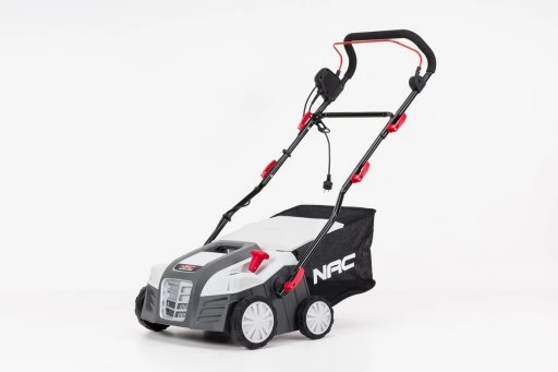 AERATOR WERTYKULATOR Elektryczny NAC 1800 W 40cm 2 WAŁKI 2w1 Kosz 50 litrów