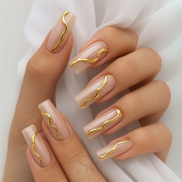 Żel do zdobień Picassini Metalic Paint Gel Rustic Gold złoty Boska