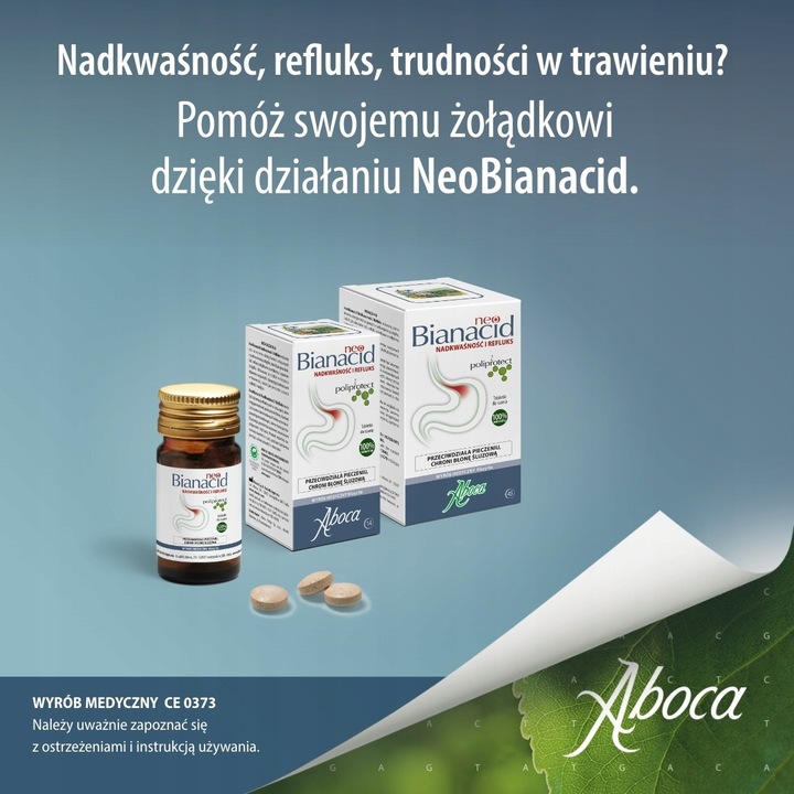 Neo Bianacid Zgaga Refluks Niestrawność 45 tabl