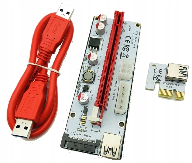 Riser 008S GOLD Najnowszy model! USB 3.0 PCI-E