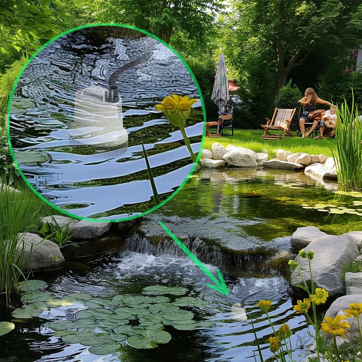 POMPA NISKIEGO ZANURZENIA 3200L/H DO OCZEK WODNYCH FONTANN I AKWARIÓW