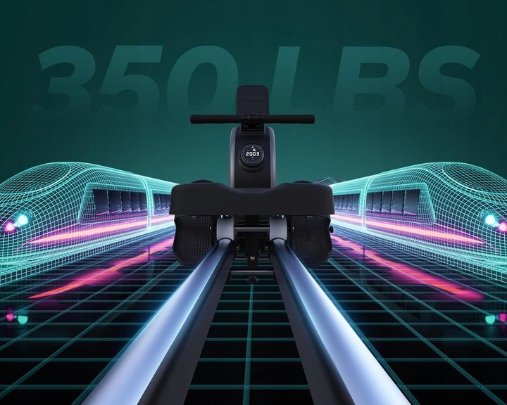 MERACH Q1S 2024 wioślarz magnetyczny 16 poziomów oporu 160 kg nowy