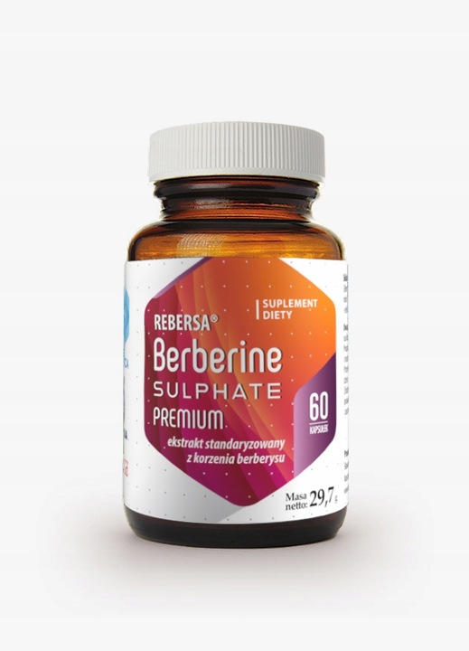 HEPATICA BERBERINE SULPHATE PREMIUM 60 KAPS SIARCZAN BERBERYNY