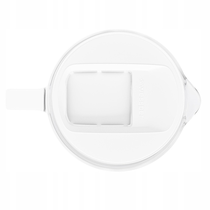 Dzbanek filtrujący szklany Wessper 3l Biały + 10x Filtr aquaclassic 77g