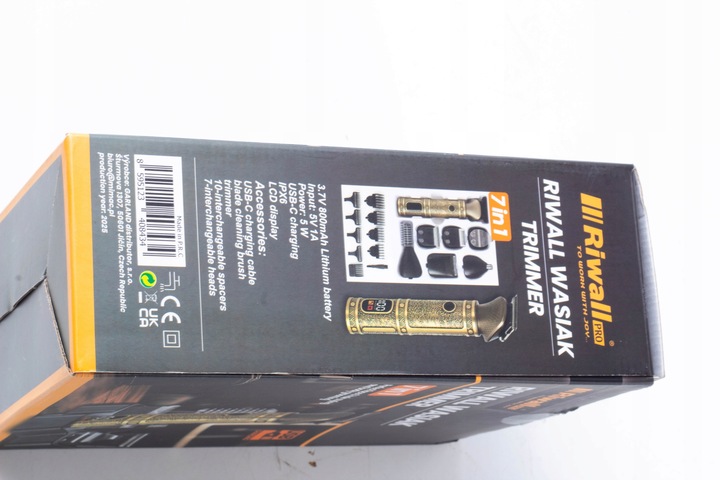 MASZYNKA DO STRZYŻENIA WŁOSÓW BRODY CIAŁA 7W1 TRYMER GOLARKA RIWALL