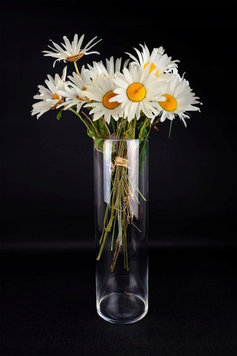 Wazon Szklany Cylinder Tuba h50 d10