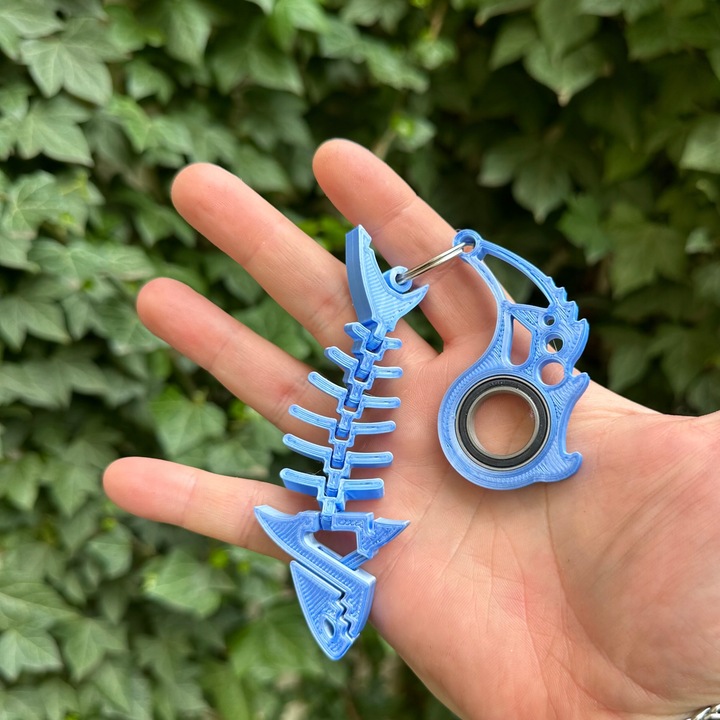 KEYRAMBIT KEYSPINNER Brelok Breloczek ZESTAW FLEXI REKIN Kolor Frozen