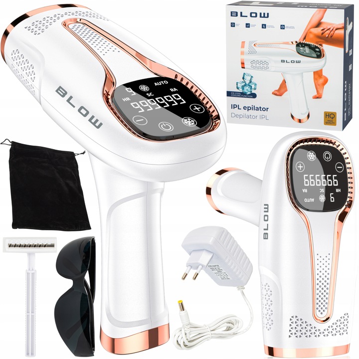 DEPILATOR LASEROWY IPL DO WŁOSÓW CIAŁA BIKINI NÓG DEPILACJA BEZBOLESNY