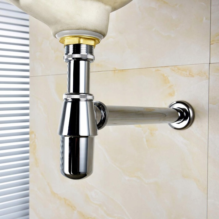 SYFON DO UMYWALKI REGULOWANY UNIWERSALNY UMYWALKOWY 32mm CHROM