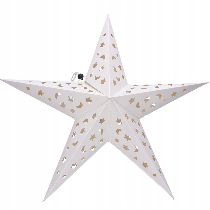 GWIAZDA 3D SKŁADANA ŚWIĄTECZNA WITRAŻ PAPIEROWA