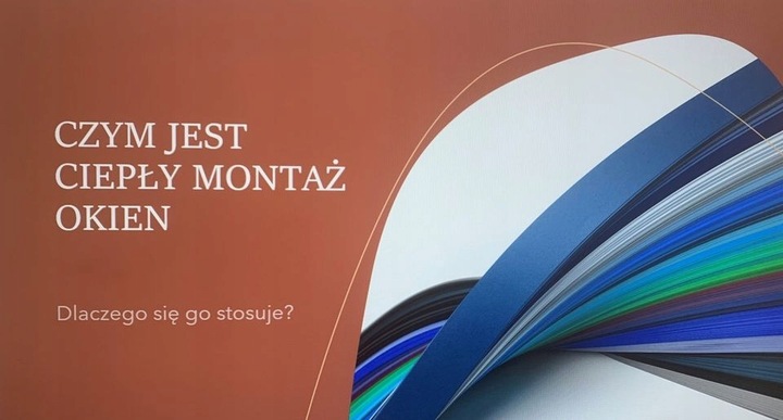 Taśma ciepły montaż zew.do okien już zamontowanych