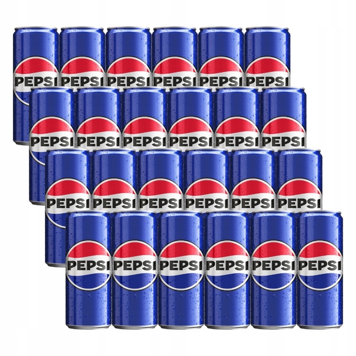 Napój gazowany Pepsi puszka zestaw 24x330 ml