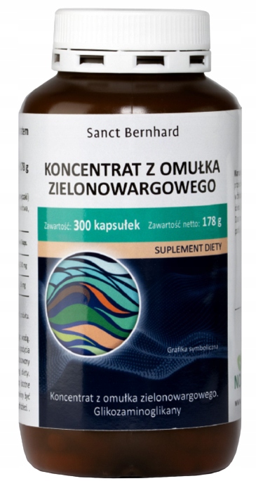 Omułek Zielonowargowy Sanct Bernhard 300 kapsułek