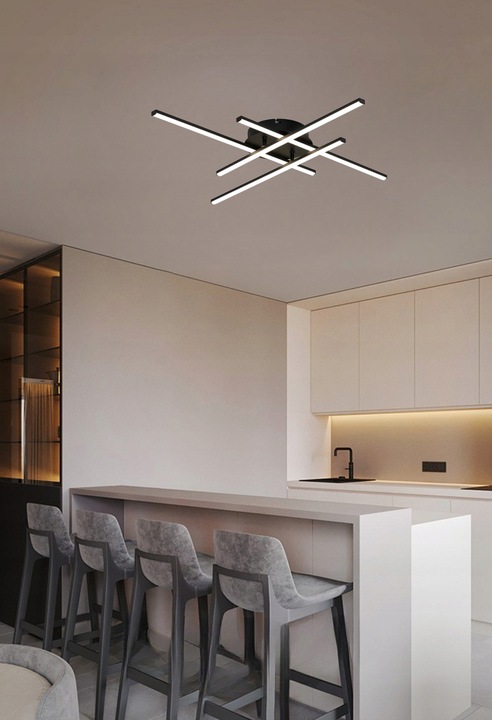 Lampa sufitowa LED Wisząca regulowana 30W żyrandol Plafon WOBAKO