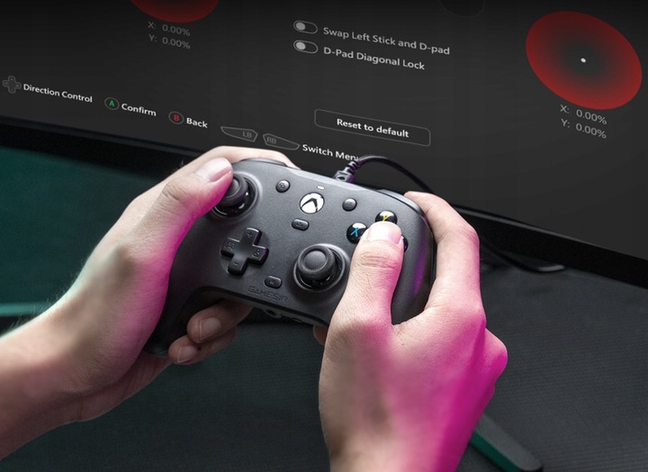Kontroler Pad przewodowy GameSir G7 HE Biały GamePad do Xbox Windows USB-C