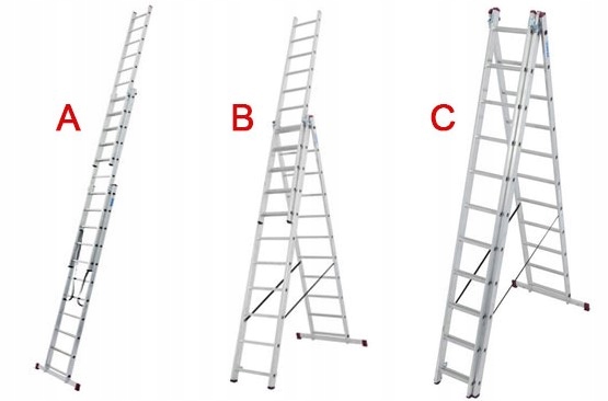 KRAUSE CORDA drabina aluminiowa 3x11 30429