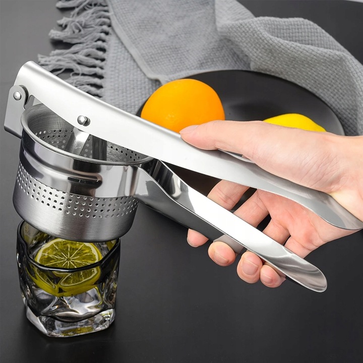 PRASKA DO ZIEMNIAKÓW WARZYW STAL NIERDZEWNA WYCISKARKA TŁUCZEK