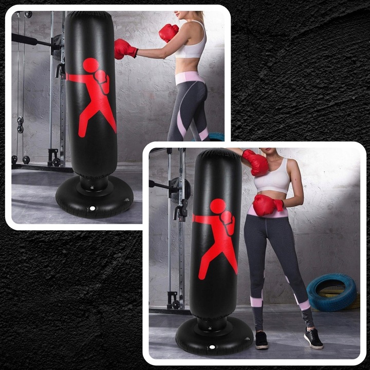 DMUCHANY WOREK BOKSERSKI TRENINGOWY STOJĄCY 160cm