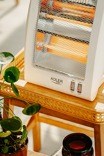 Grzejnik Kwarcowy AD 7709 800W 2 Lampy Ogrzeje Szybko i Skutecznie