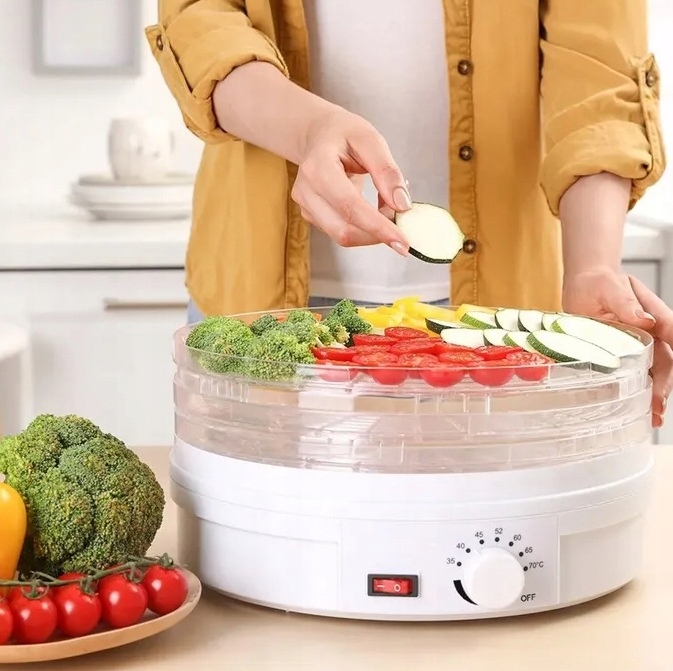 SUSZARKA DO GRZYBÓW OWOCÓW SPOŻYWCZA DO ŻYWNOŚCI 5 POZIOMÓW +