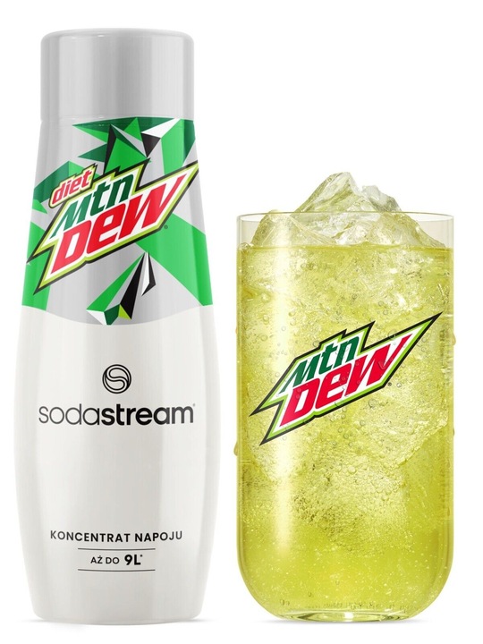Syrop koncentrat SodaStream Mountain Dew Lght 440 ml do wody bez cukru