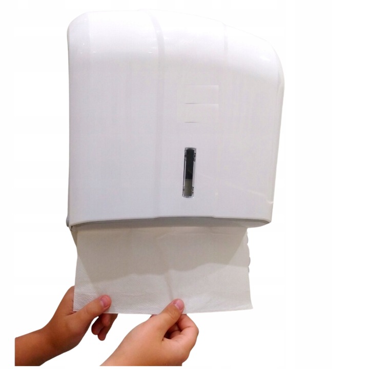 10x Ręcznik Papierowy ZZ BIAŁY składany 2W CELULOZA papier GRUBY 25x21,5cm