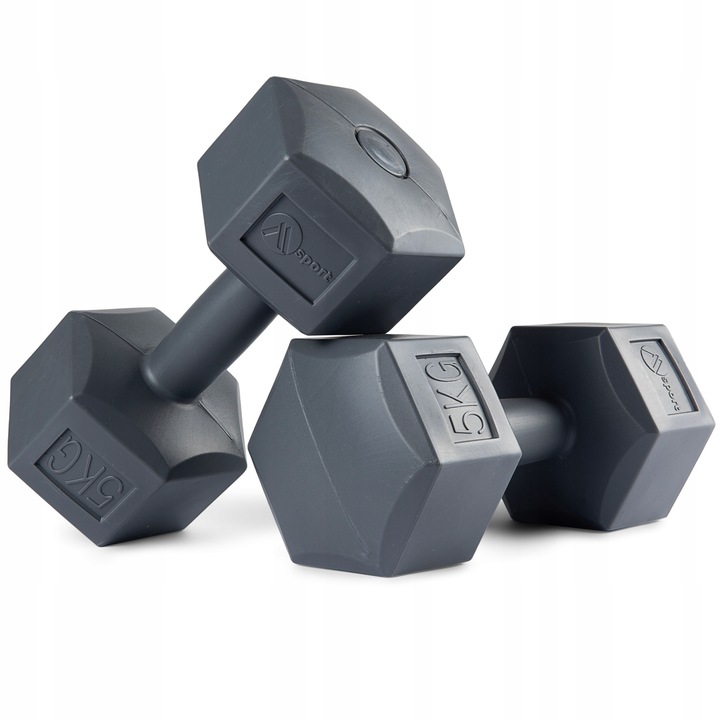 HANTLE CIĘŻARKI BITUMICZNE HEXAGONALNE 2x5kg