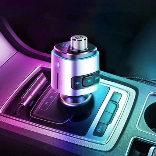 TRANSMITER FM BLUETOOTH ŁADOWARKA 2X USB SD QC 3.0