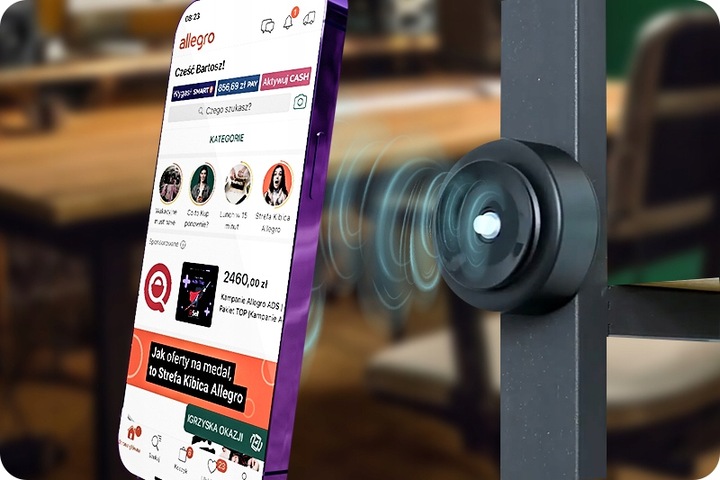 UCHWYT MAGNETYCZNY SAMOCHODOWY Z PRZYSSAWKĄ MAGSAFE QI INDUKCYJNY 15W