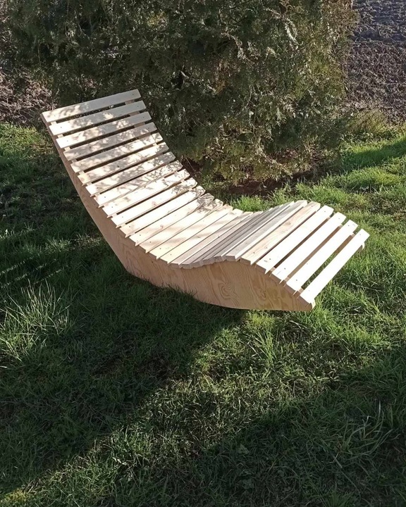 Leżak bujany ogrodowy, hit cenowy! Wysyłany w całości! Polski producent