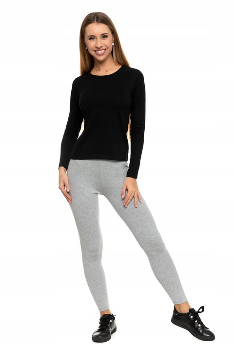 PODKOSZULKA DŁUGI RĘKAW Damska Dopasowana Koszulka Bawełna 2-PAK MORAJ XL