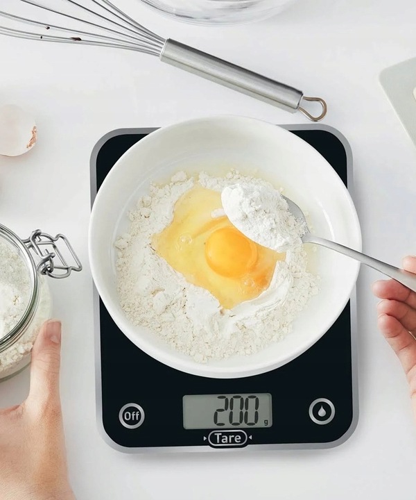 Waga kuchenna Tefal Optiss BC5005V0 Czarne szkło hartowane 5kg do