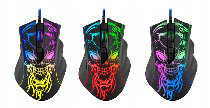 Myszka przewodowa Defender Myszka Dla Graczy GM-928 Mysz Gamingowa