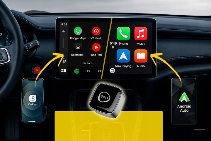 Bezprzewodowy adapter carplay XENSO M5 5.0