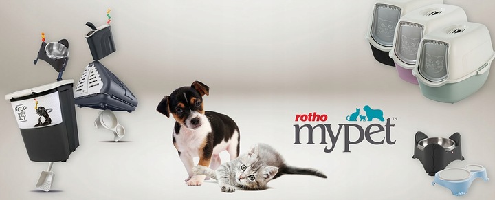 Rotho BAILEY kuweta z filtrem Zielony/Piaskowy