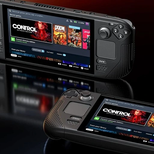 ETUI PANCERNE DO STEAM DECK SILIKONOWE + SZKŁO