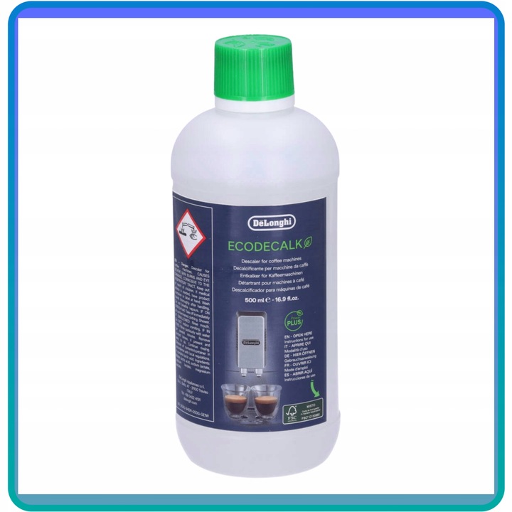 ODKAMIENIACZ do ekspresu DeLonghi EcoDecalk DLSC500 500ml ORYGINALNY
