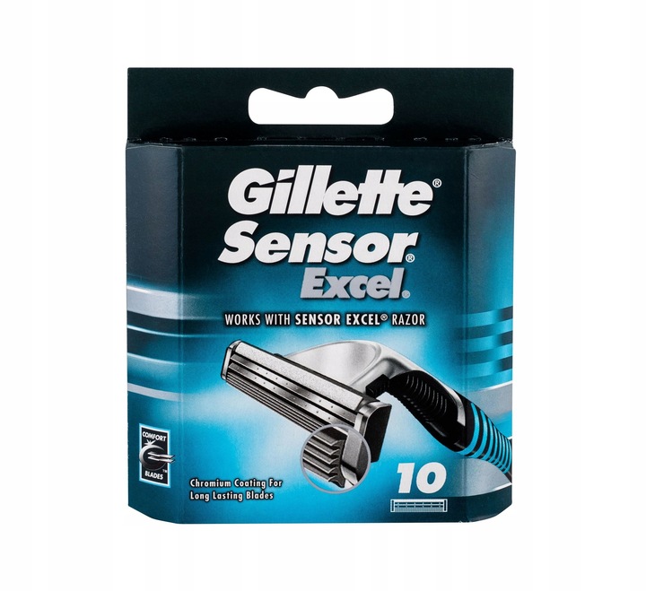 Gillette Sensor Excel Wkłady Ostrza Wymienne-10szt