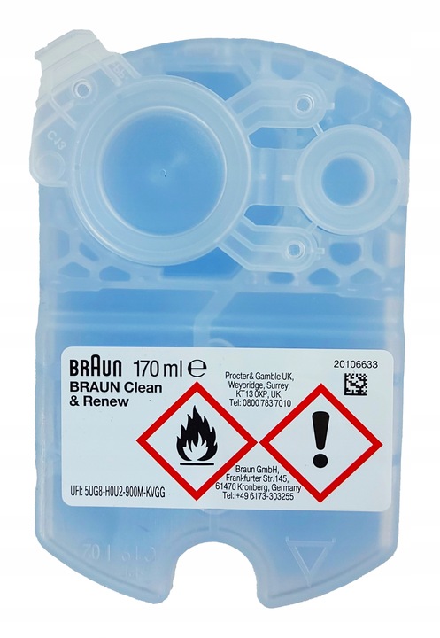 Wkład Płyn Golarek Braun CCR 8 Clean & Renew 8 sztuk