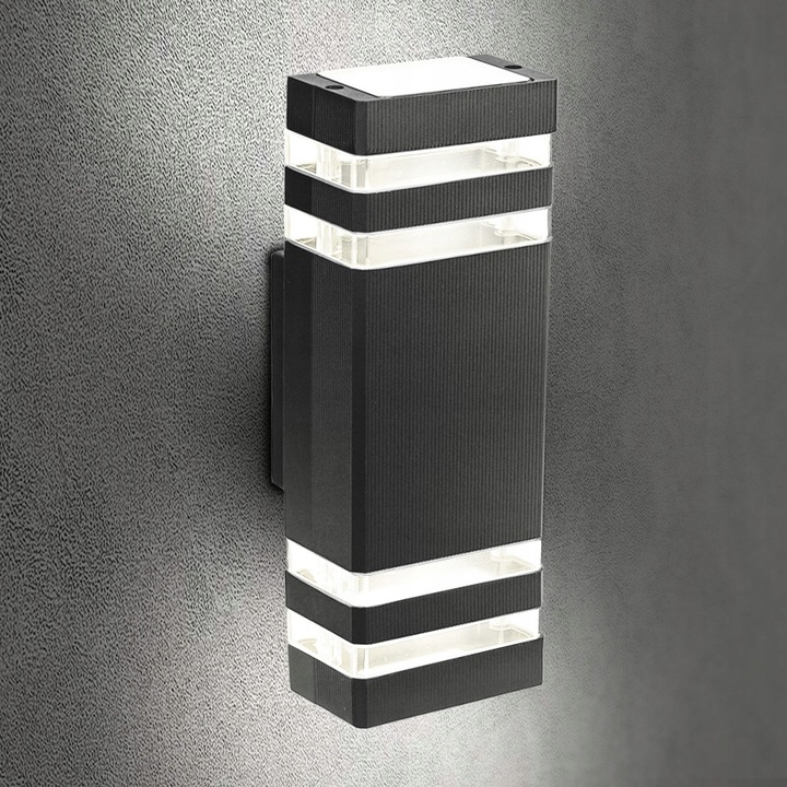 Lampa elewacyjna zewnętrzna ogrodowa 2xGU10