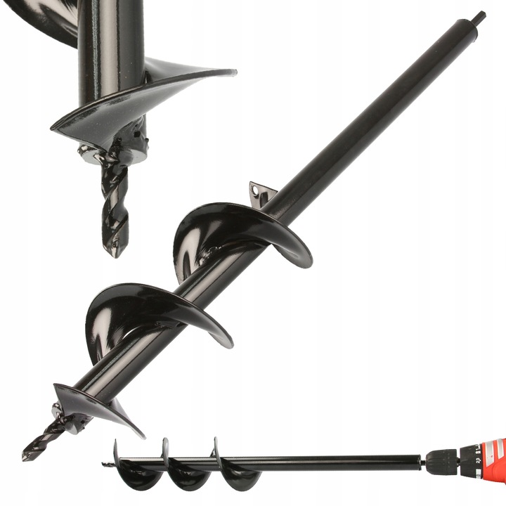 WIERTŁO ŚWIDER OGRODNICZY NA WIERTARKĘ WKRĘTARKĘ SADZARKA DO ZIEMI