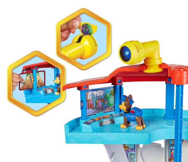 PSI PATROL BAZA ZE ZJEŻDŻALNIĄ + POJAZD CHASE