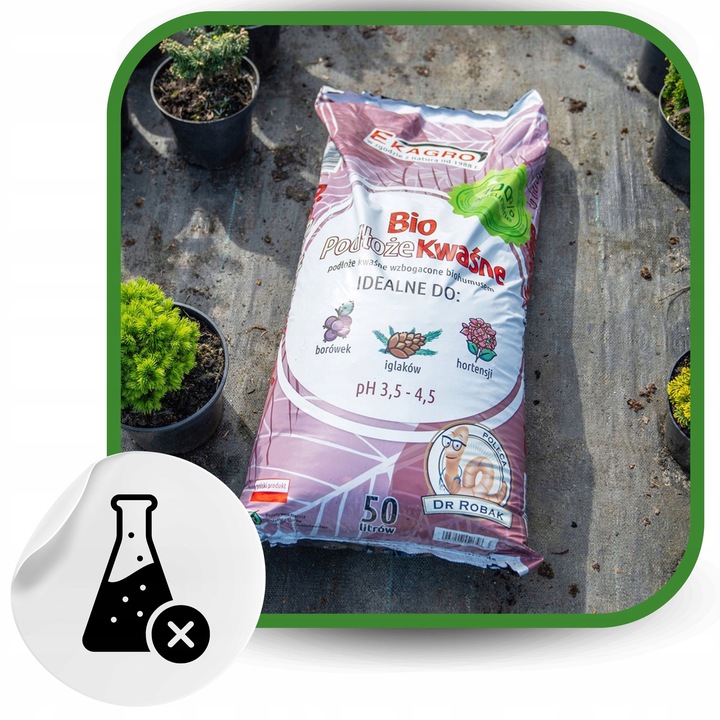 Torf Kwaśny Podłoże z EKO Nawozem BORÓWKA IGLAKI