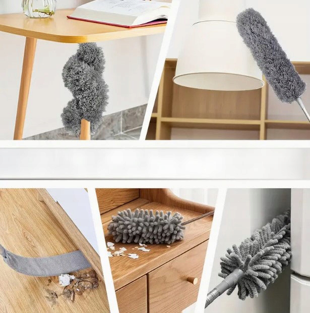 MIOTEŁKA DO KURZU długa 280 cm szczotka teleskopowa do pajęczyn zestaw x3