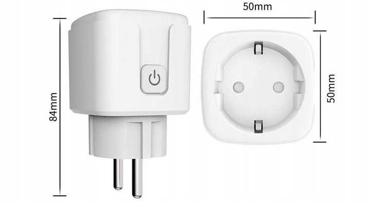 Inteligentne gniazdko WiFi Sone z funkcją pomiaru energii 16A 3680W