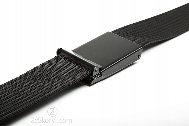 BETLEWSKI pasek męski parciany materiałowy do spodni jeansów pas