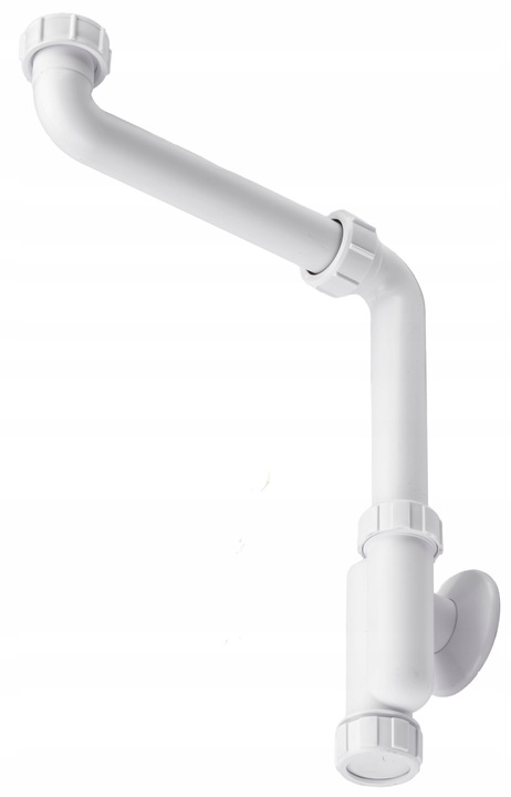 SYFON UMYWALKOWY ODPŁYW PRZYŚCIENNY OSZCZĘDZAJĄCY MIEJSCE SOLIDNY MCALPINE