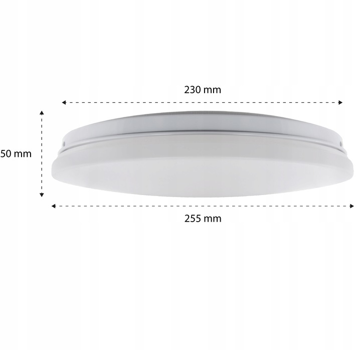 Plafon LED 12W łazienkowy IP44 NATYNKOWY sufitowy oprawa LAMPA panel