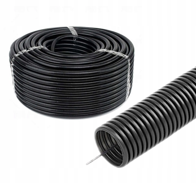 RURA KARBOWANA PESZEL Z PILOTEM FI 20MM 750N PVC 25 METRÓW